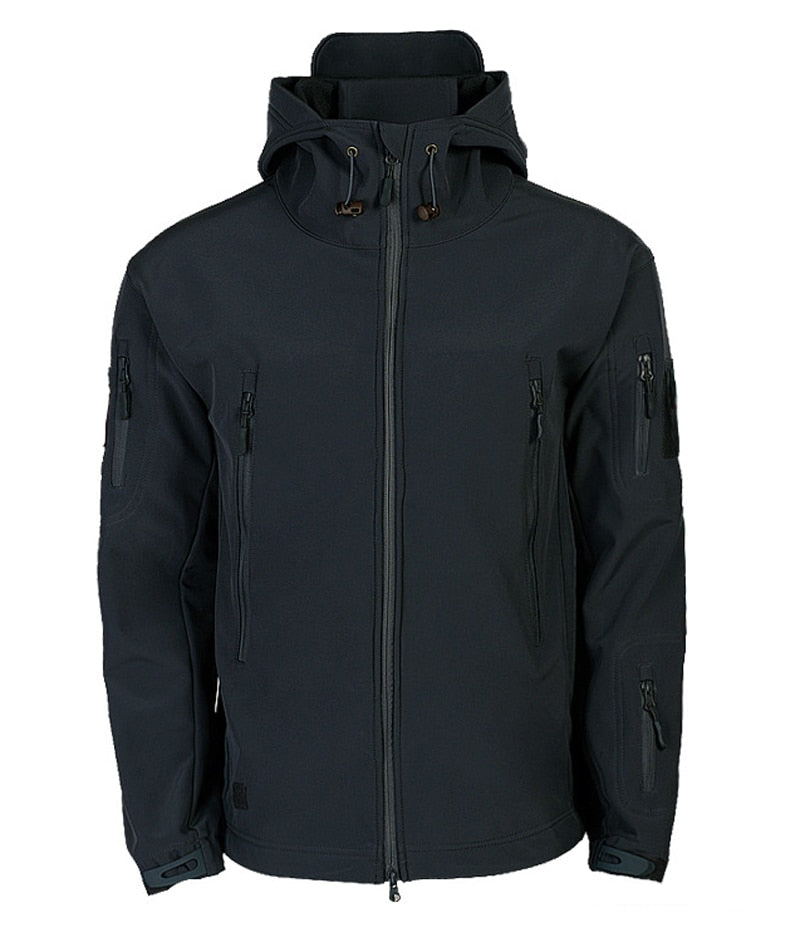 Herren Fleecejacke Mit Kapuze | Winddicht Übergangsjacke