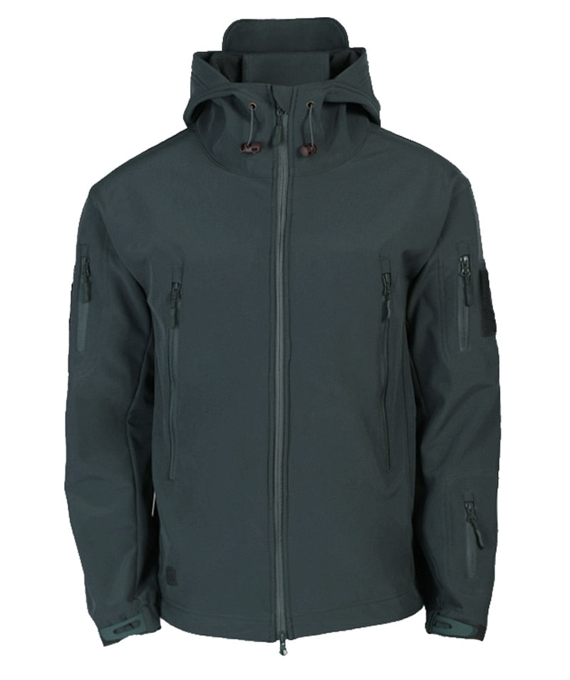 Herren Fleecejacke Mit Kapuze | Winddicht Übergangsjacke
