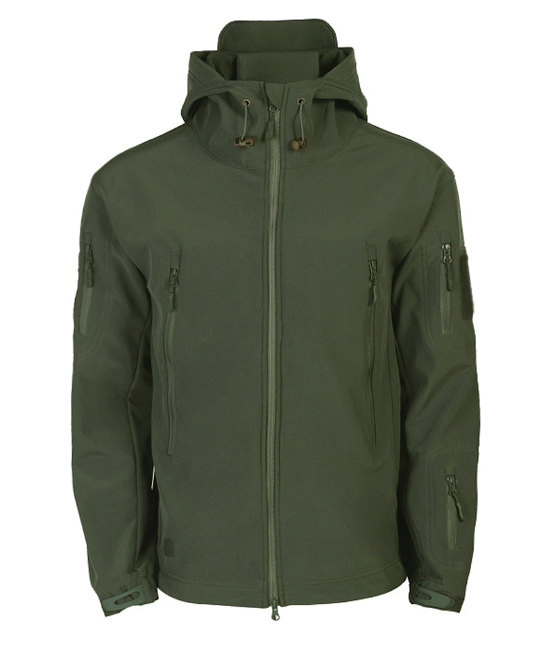 Herren Fleecejacke Mit Kapuze | Winddicht Übergangsjacke