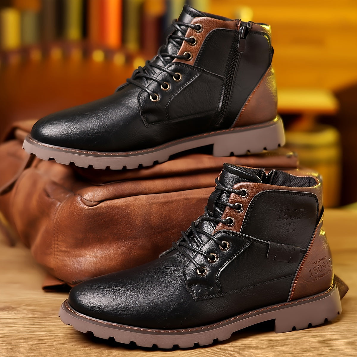 Winterschuhe Herren | Schnürschuhe mit spitzer Zehenpartie