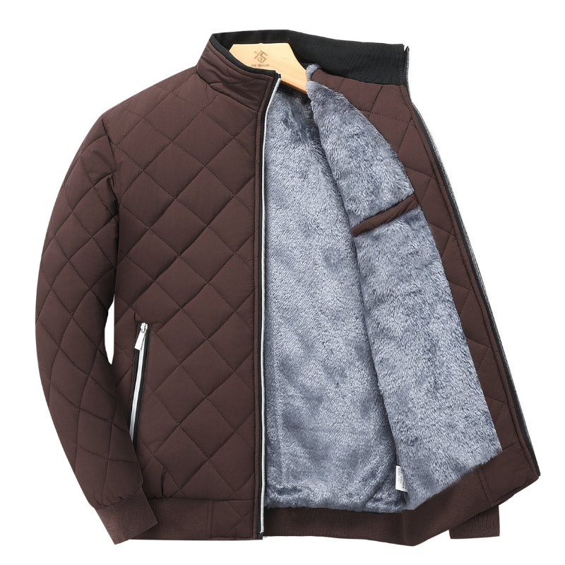 Herren Gefütterte Fleecejacke | Stepp Übergangs