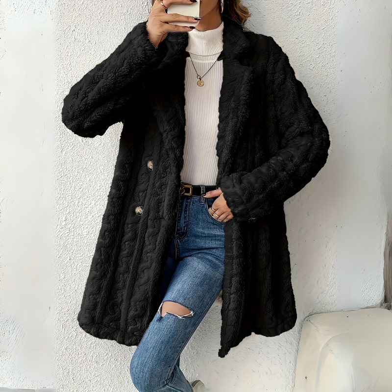 Mantel Damen | Wintermantel Damen Mit Kapuze und Taschen