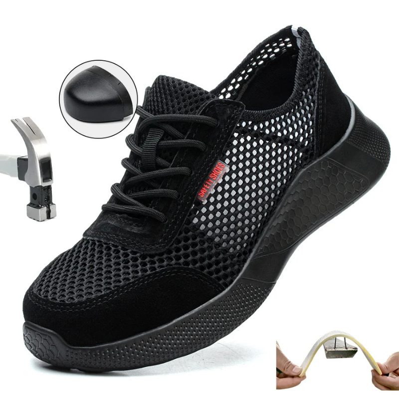 Herren Leichte Sicherheits-Schuhe | Atmungsaktiv