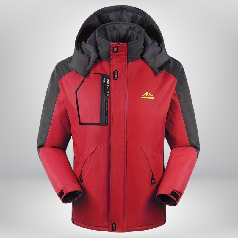 Skijacke Herren | Mit Mehreren Taschen und Kapuze