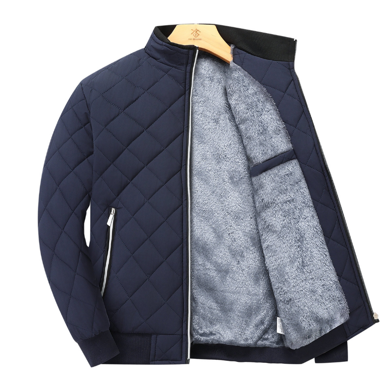 Herren Gefütterte Fleecejacke | Stepp Übergangs