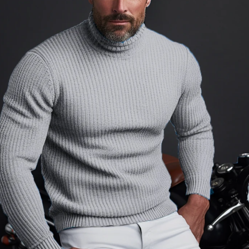Pullover Herren Mit Rollkragen | Strick Langarm