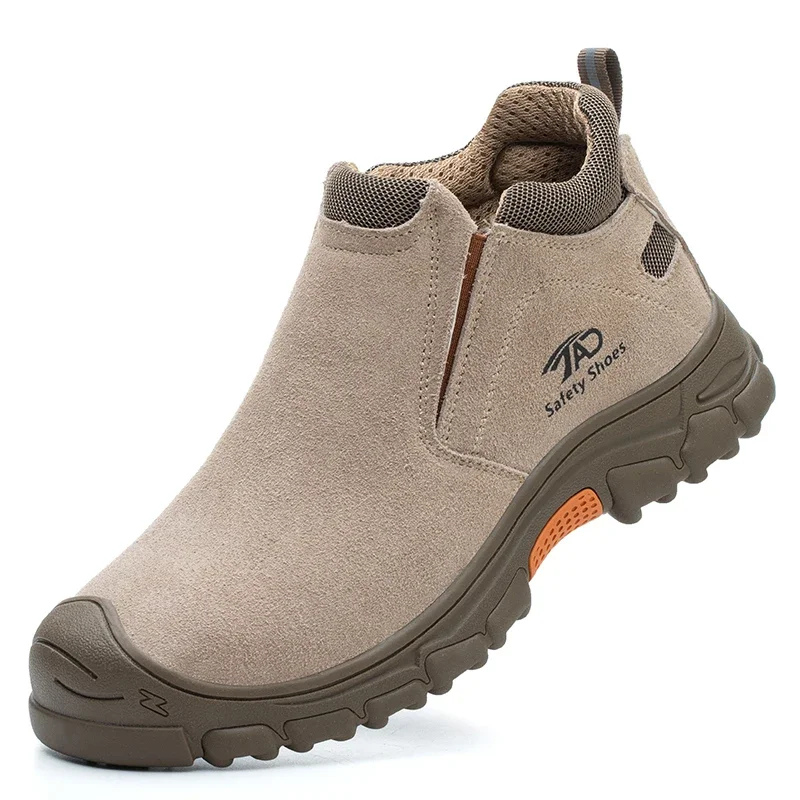 Herren Robuste Stahlkappenschuhe | Rutschfest und Leichtgewicht
