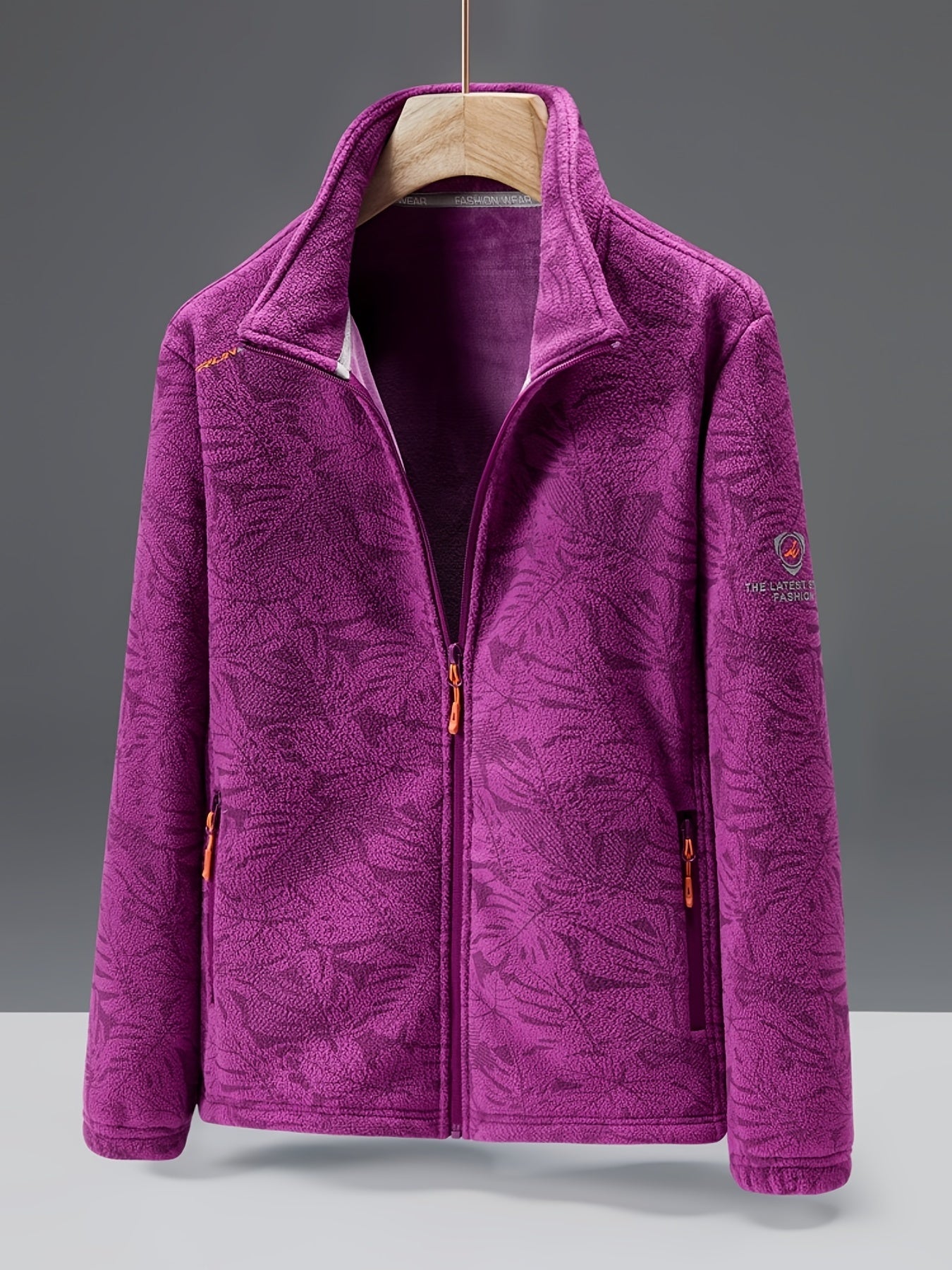 Damen Fleecejacke Mit Stehkragen | Leicht Übergangsjacke