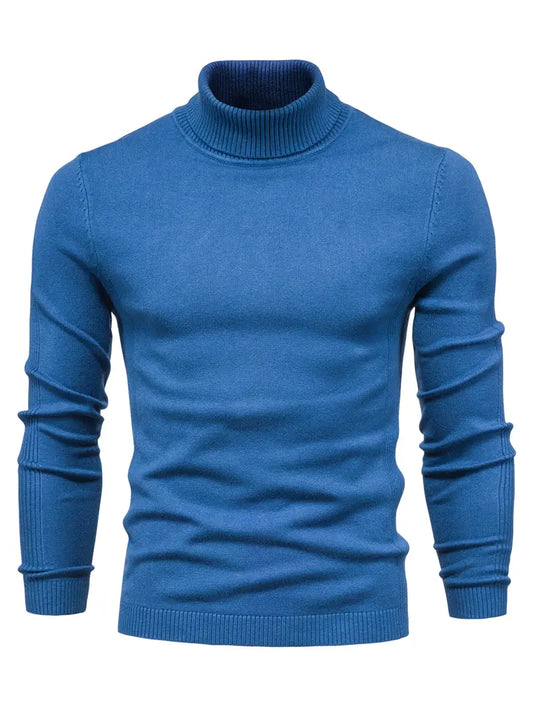 Pullover Herren Strick Mit Rollkragen | Langarm Für Alltag Und Freizeit