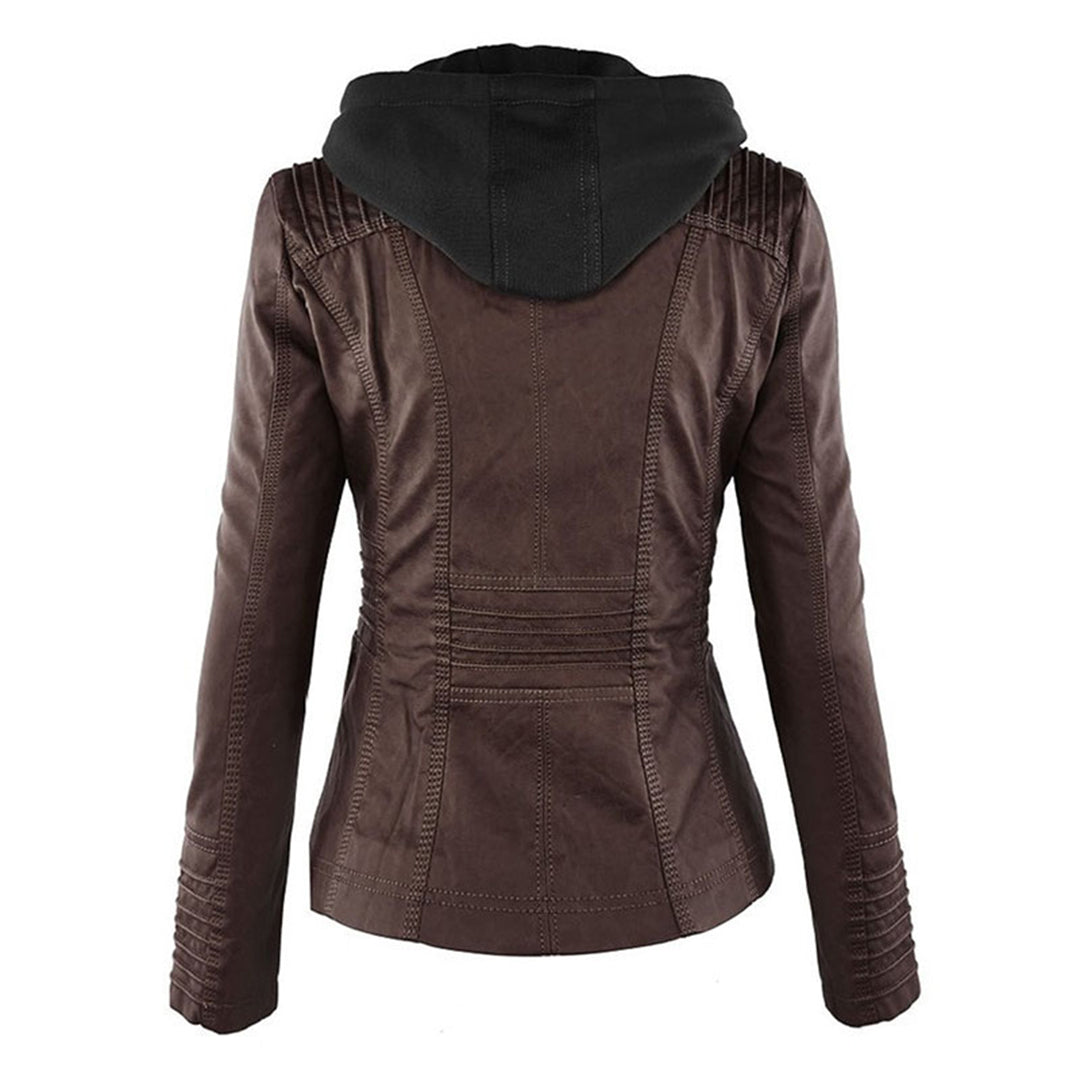 Damen Übergangsjacke | Kapuzen Reißverschluss Stil