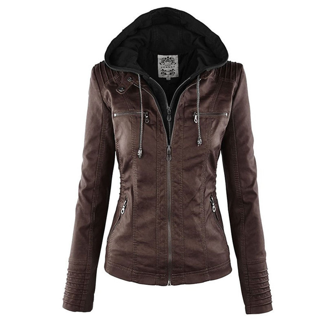 Damen Übergangsjacke | Kapuzen Reißverschluss Stil