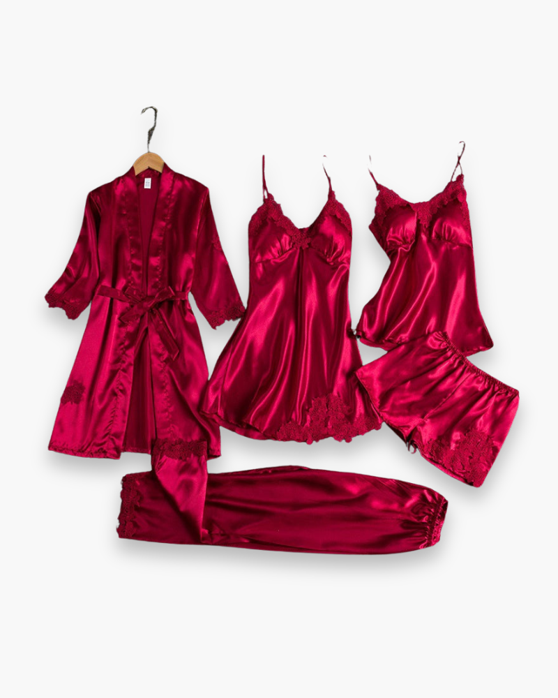 Damen Elegantes Pyjama Set | Kurz und Stilvoll 1