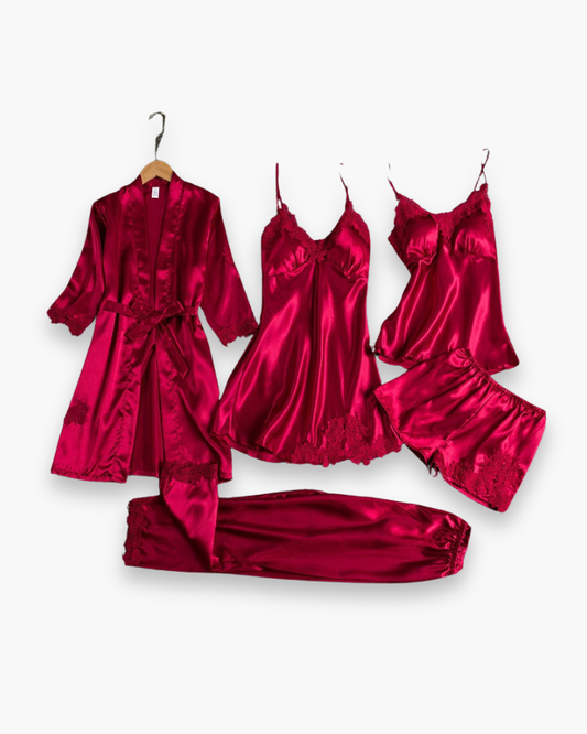 Damen Elegantes Pyjama Set | Kurz und Stilvoll 1