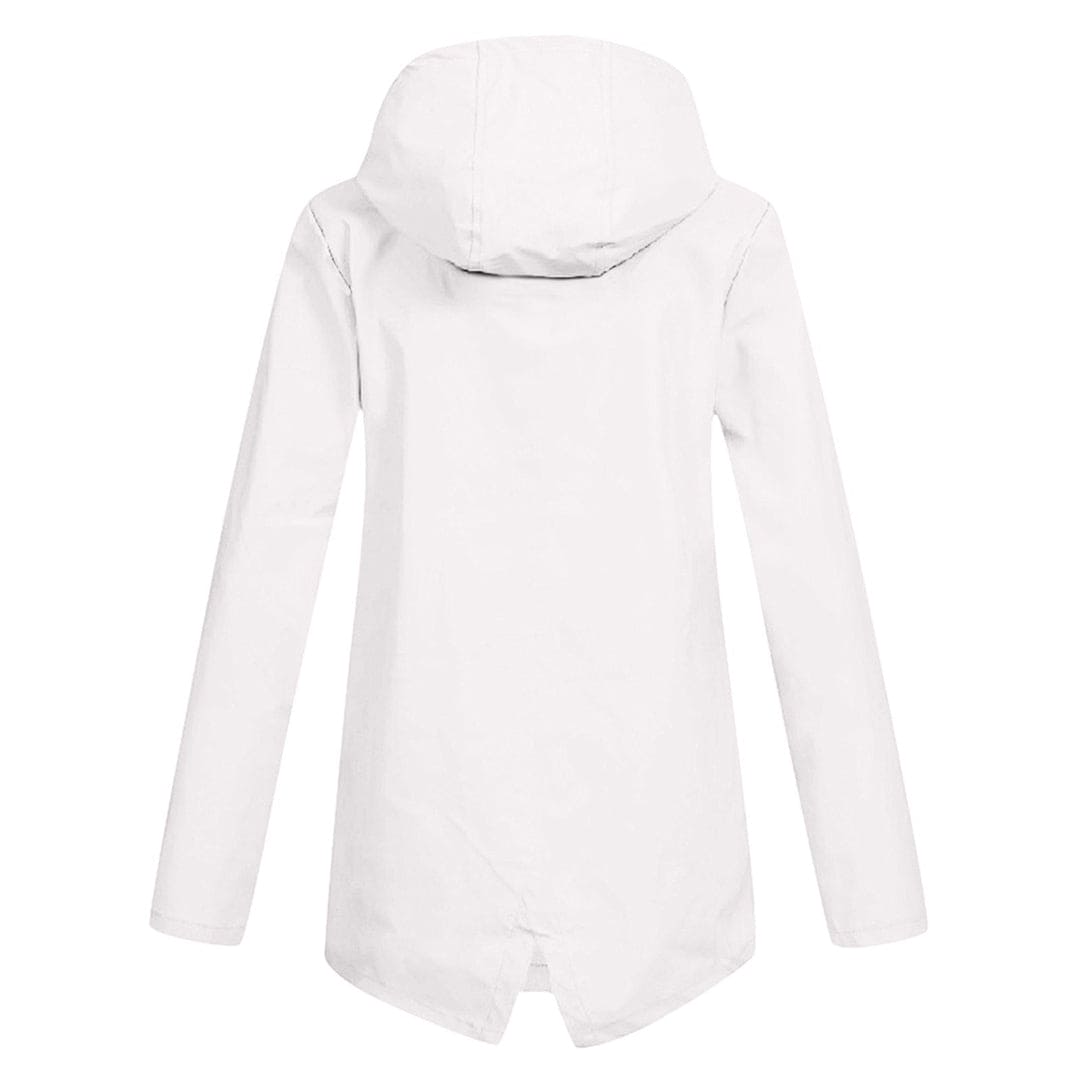 Damen Taillierte Regenjacke | Leicht Outdoor mit Kapuze