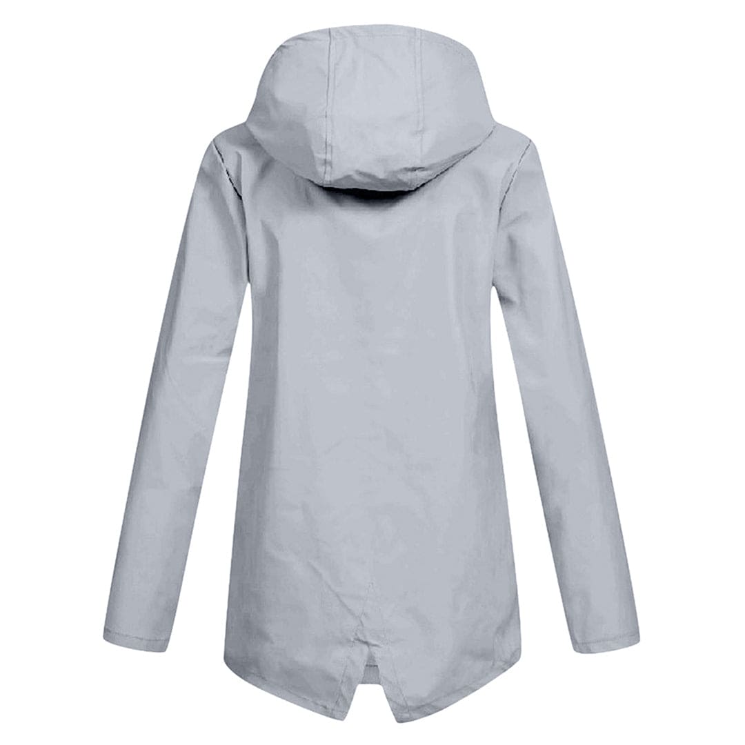 Damen Taillierte Regenjacke | Leicht Outdoor mit Kapuze