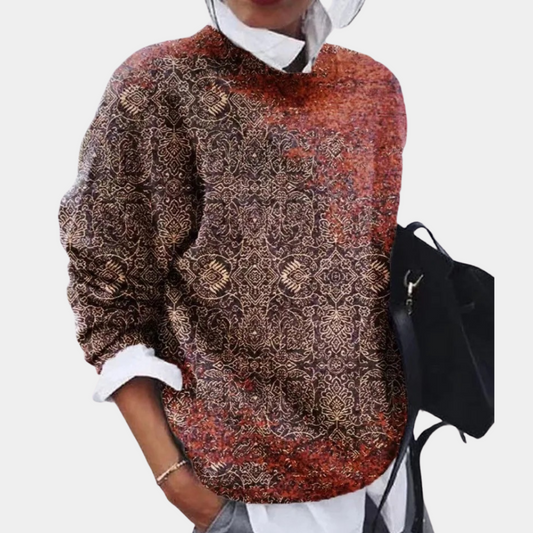 Pullover Damen Rundhals | Bedrucktes Design Für Freizeit Und Alltag