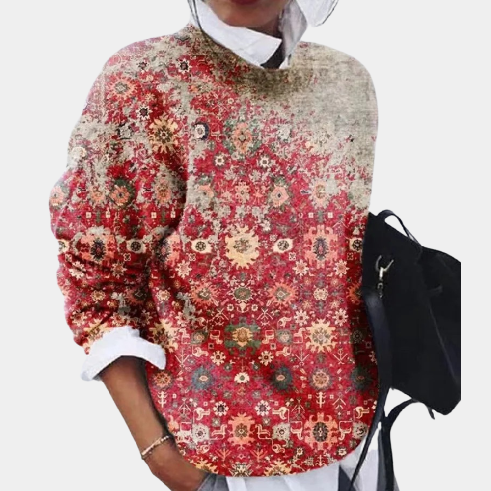 Pullover Damen Rundhals | Bedrucktes Design Für Freizeit Und Alltag