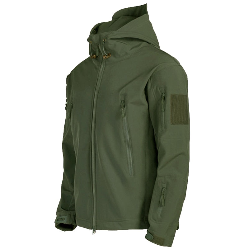Herren Fleecejacke Mit Kapuze | Winddicht Übergangsjacke