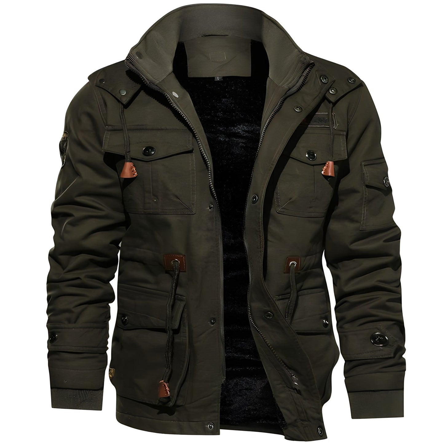Winterjacke Herren | Outdoorjacke Mit Fleecefutter