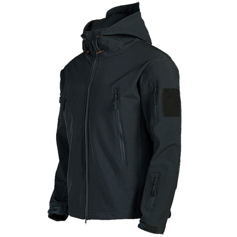 Herren Fleecejacke Mit Kapuze | Winddicht Übergangsjacke