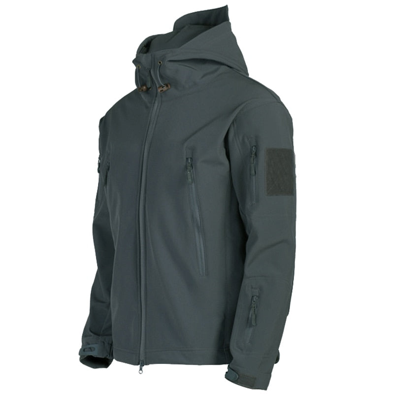 Herren Fleecejacke Mit Kapuze | Winddicht Übergangsjacke