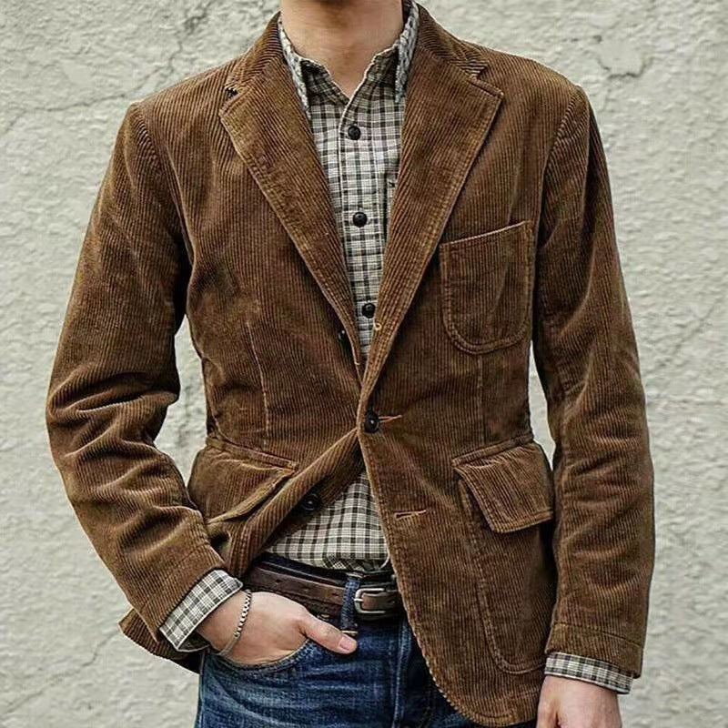 Winterjacke Herren Elegantes Blazer- und Weste-Set | Zeitloser Stil