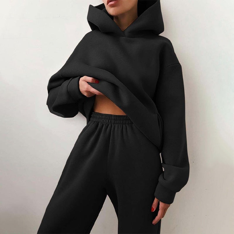 Jogginganzug Damen 2 Teilig | Hoodie und Jogginghose