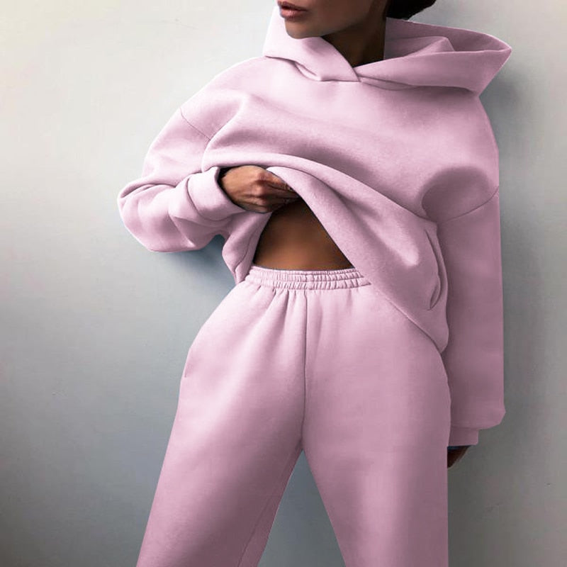 Jogginganzug Damen 2 Teilig | Hoodie und Jogginghose