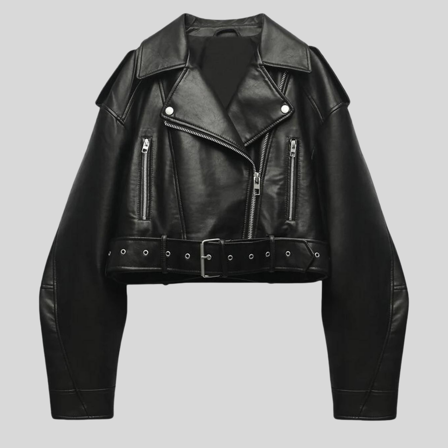Damen Übergangsjacke | Kurz Geschnitten Mit Gürtel