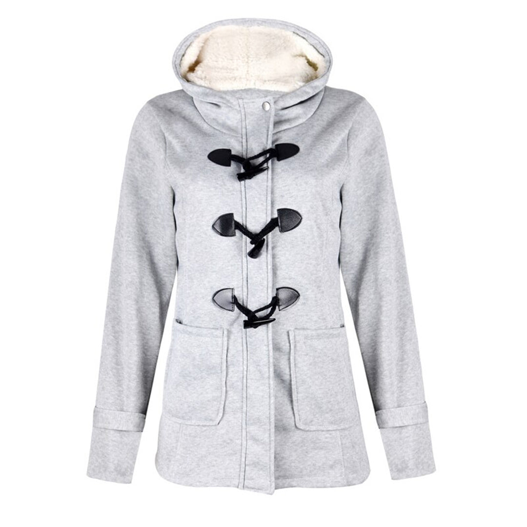 Damen Winterjacke Langer Wintermantel | Mit Kapuze
