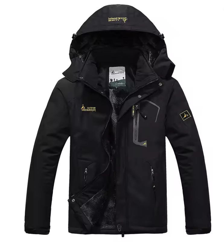 Skijacke Herren | Outdoor Winterjacke mit Kapuze