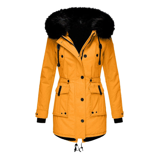 Winterjacke Damen Eleganter Wintermantel | Lang