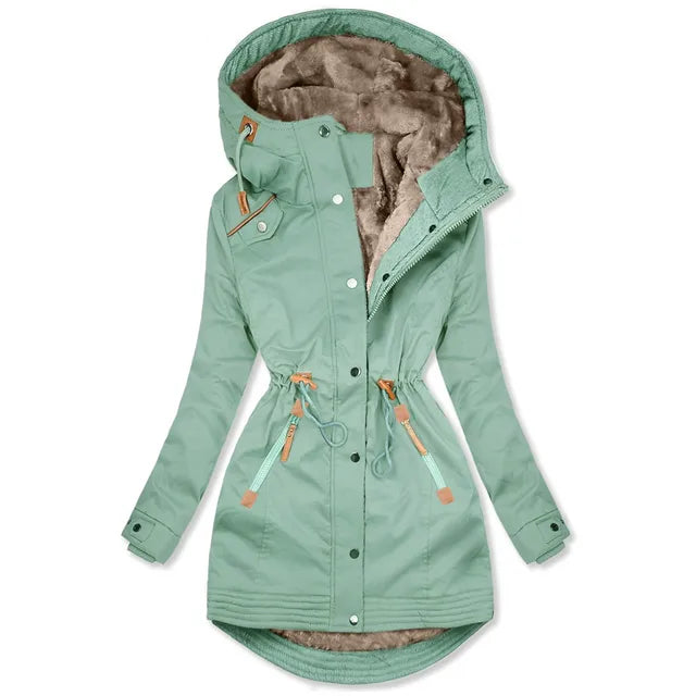 Winterjacke Damen Langer Wintermantel | Parka Stil