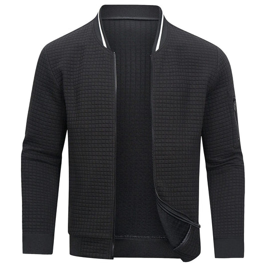 Pullover Herren Mit Offenem Frontdesign | Stehkragen