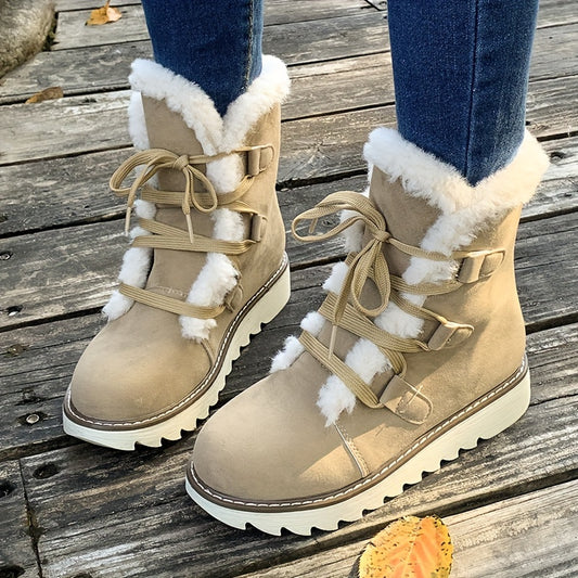 Damen Winterschuhe | Lässig mit Schnürung