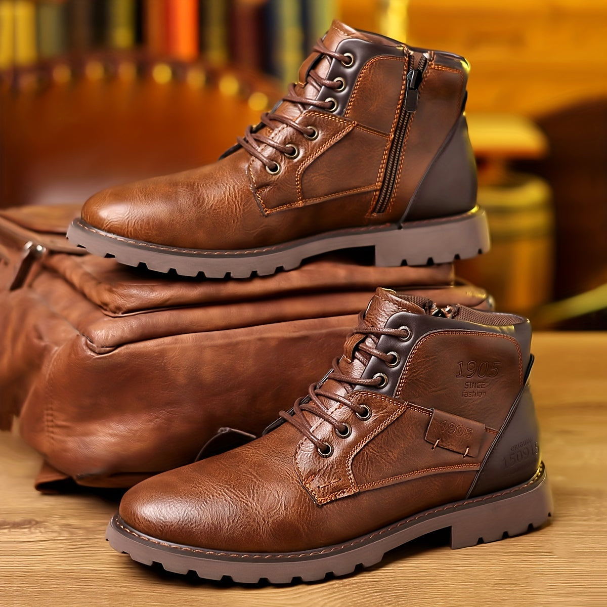 Winterschuhe Herren | Schnürschuhe mit spitzer Zehenpartie