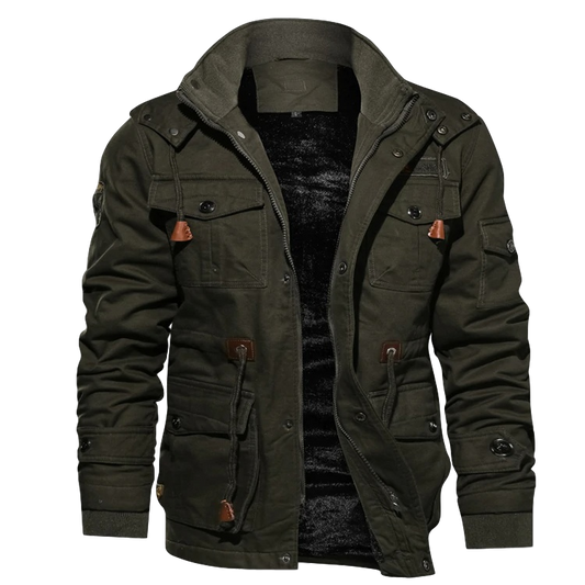 Herren Winterjacke Windabweisende Jacke | Mit Fleecefutter