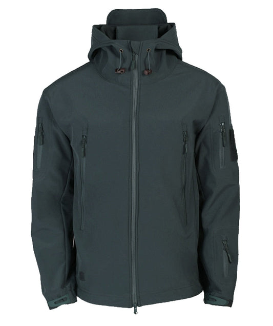 Herren Fleecejacke Mit Kapuze | Winddicht Übergangsjacke