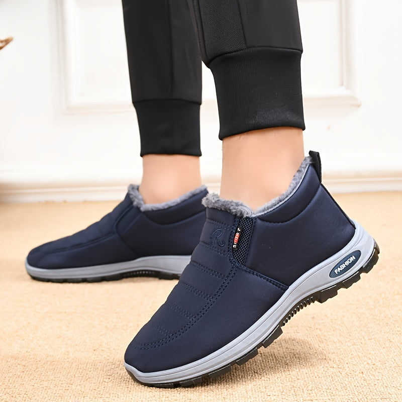 Damen Winterschuhe | Lässig mit runder Spitze und flacher Sohle