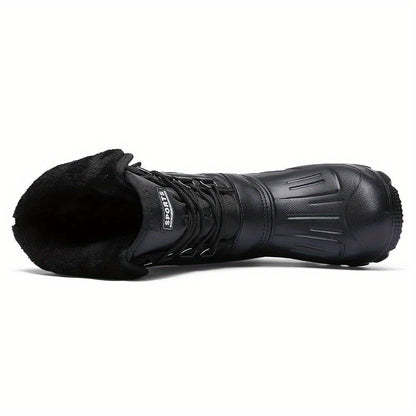 Winterschuhe Herren Stiefel | Hoher Schnitt mit Seitentasche