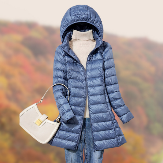 Damen Regenjacke mit Kapuze | Leichte Übergangsjacke