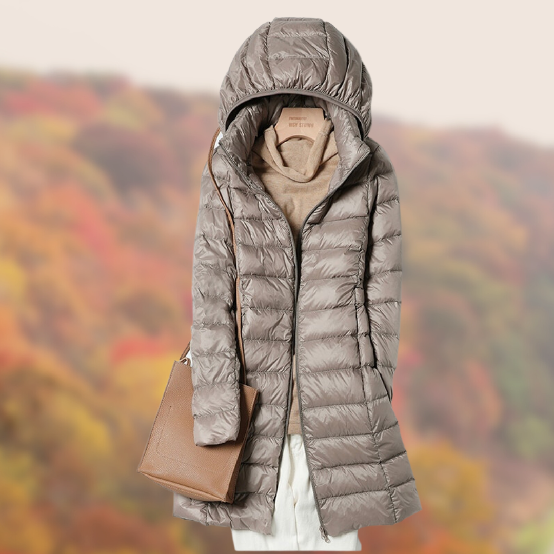 Damen Regenjacke mit Kapuze | Leichte Übergangsjacke