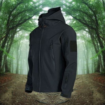 Herren Fleecejacke Mit Kapuze | Winddicht Übergangsjacke