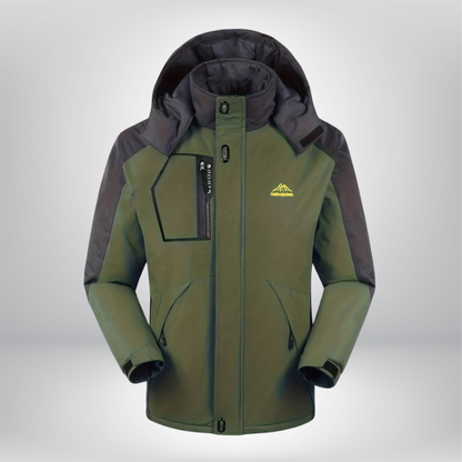 Skijacke Herren | Mit Mehreren Taschen und Kapuze