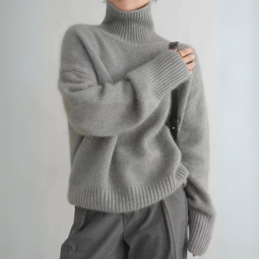 Pullover Damen | Mit Rundhalsausschnitt und lockerem Schnitt