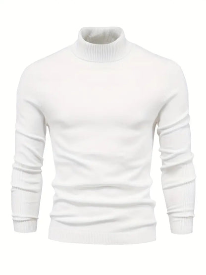 Pullover Herren Strick Mit Rollkragen | Langarm Für Alltag Und Freizeit