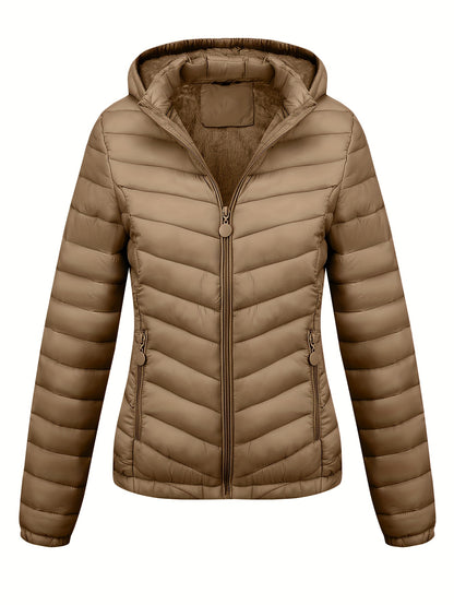 Damen Winterjacke Elegante Übergangsjacke | Mit Reißverschluss