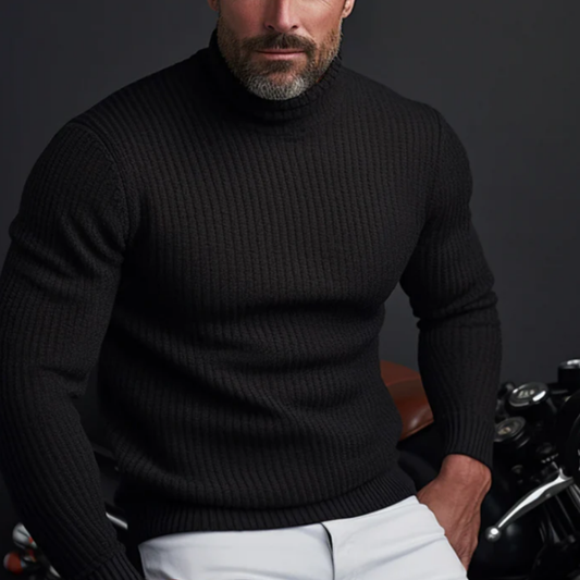 Pullover Herren Mit Rollkragen | Strick Langarm