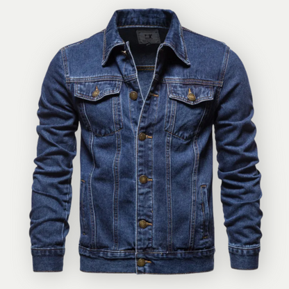 Herren Übergangsjacke mit Trucker-Schnitt | Verstellbare Details
