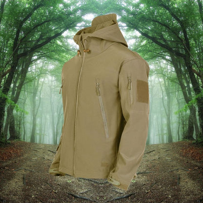 Herren Fleecejacke Mit Kapuze | Winddicht Übergangsjacke